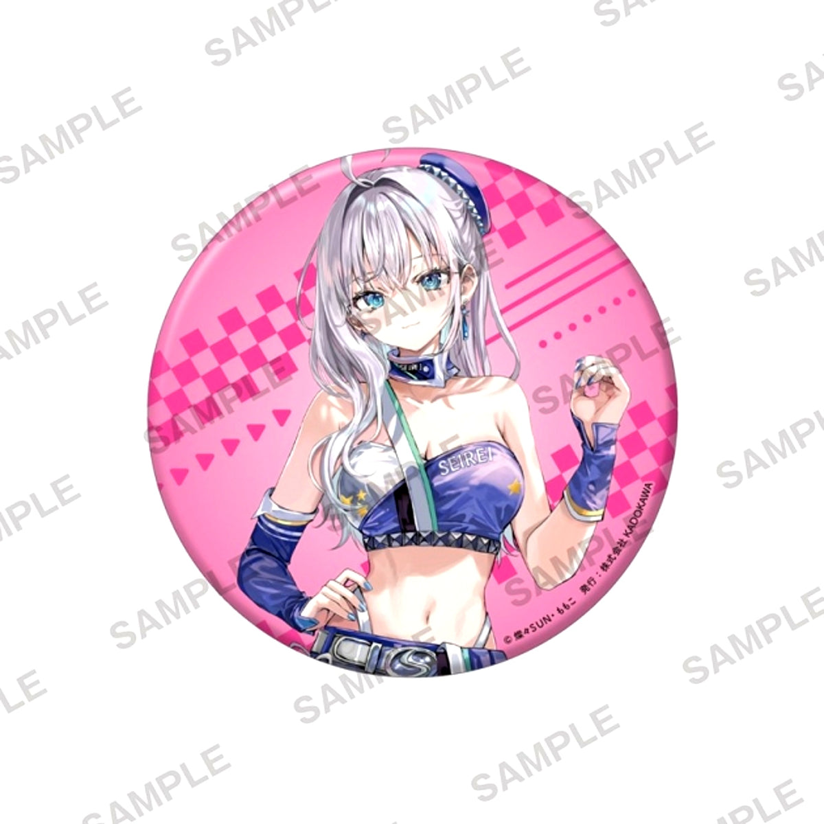 Alya Sometimes Hides Her Feelings in Russian Big Hologram Button Alya Race Queen Ver. Goods - Badge [NEW]