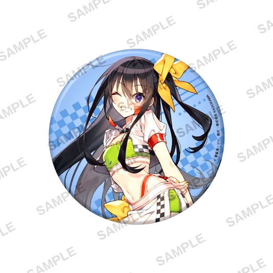 Tenkosaki no Seiso Karen na Bishojo ga, Mukashi Danshi to Omotte Issho ni Asonda Osananajimi Datta Ken BIG Hologram Can Badge Haruki Nikaido Race Queen Ver. [NEW]