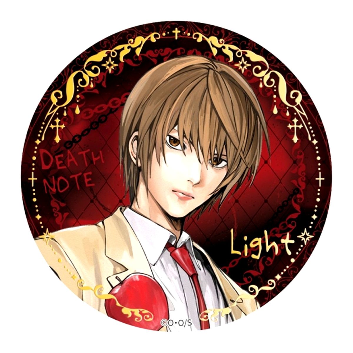 DEATH NOTE Light Yagami Button Goods - Badge DEATH NOTE [NEW]