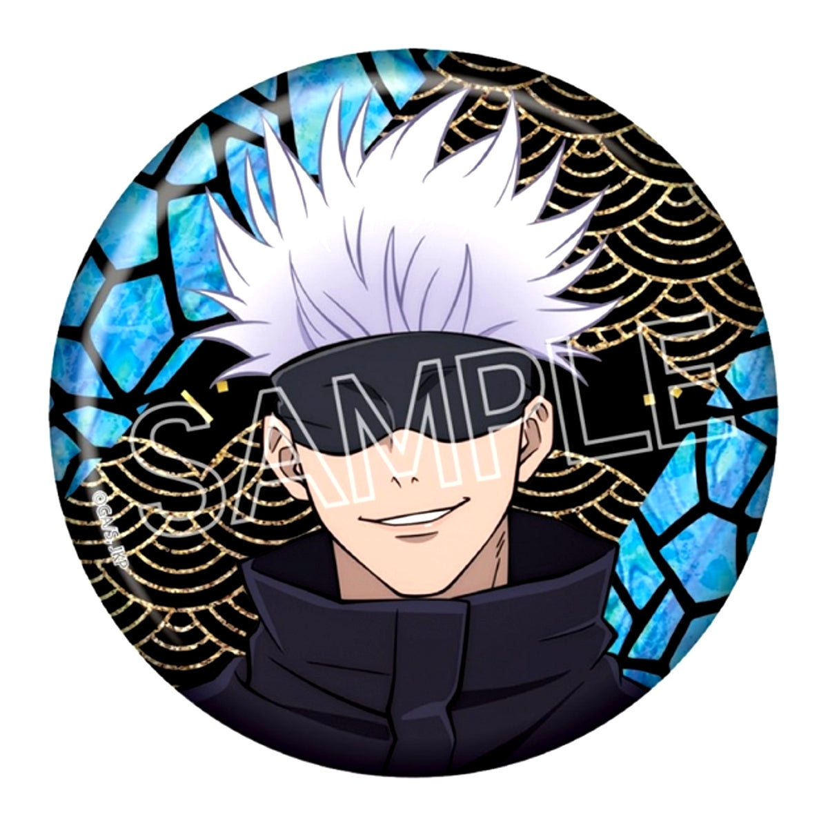 Jujutsu Kaisen 5th Anniversary Mother-of-Pearl Style Series Can Badge Vol.4 Satoru Gojo [NEW]