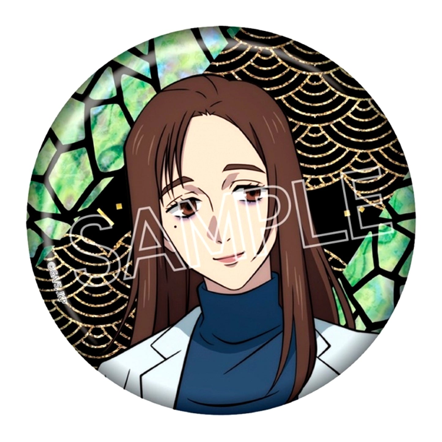 Jujutsu Kaisen 5th Anniversary Mother-of-Pearl Style Series Can Badge Vol.4 Shoko Ieiri [NEW]