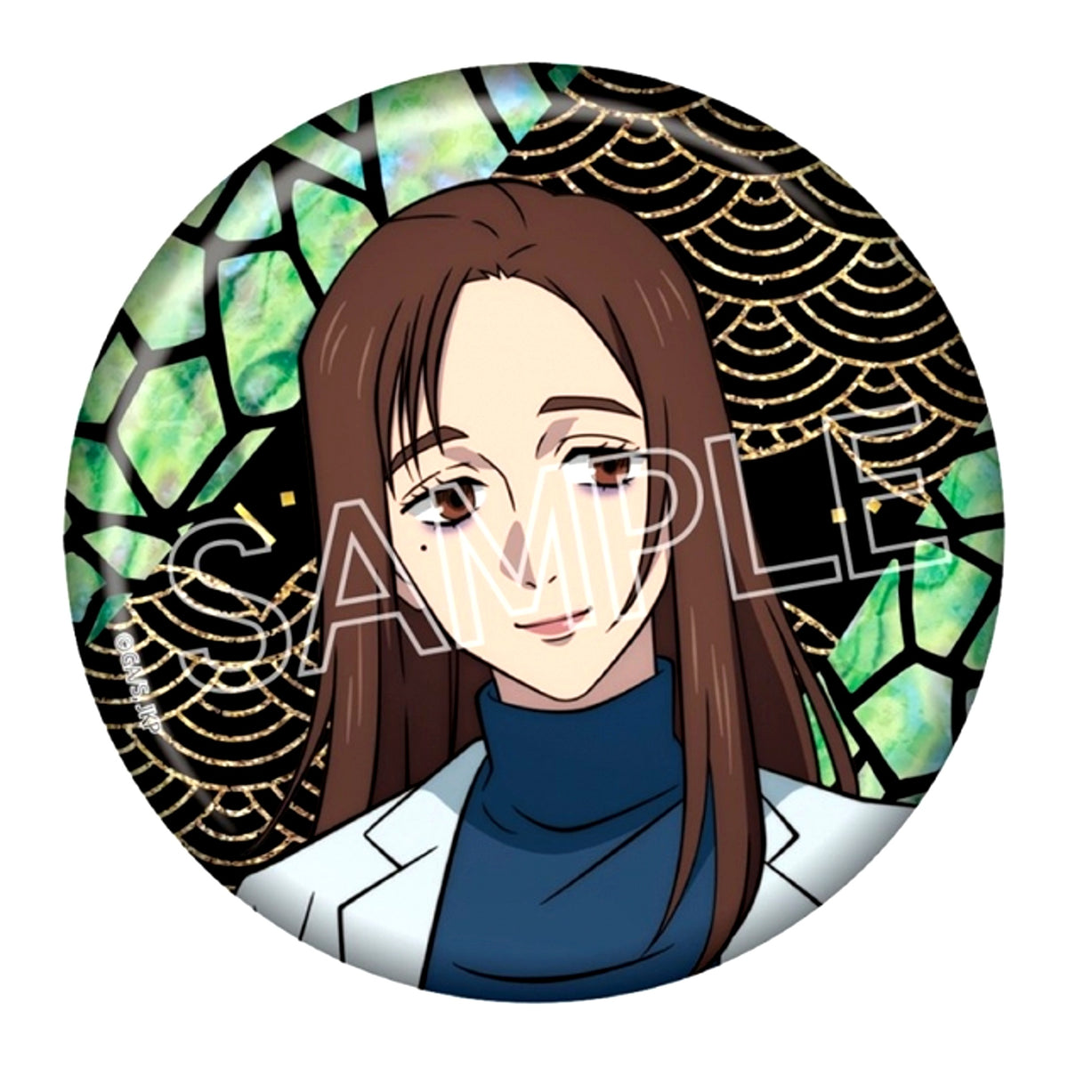 Jujutsu Kaisen 5th Anniversary Mother-of-Pearl Style Series Can Badge Vol.4 Shoko Ieiri [NEW]