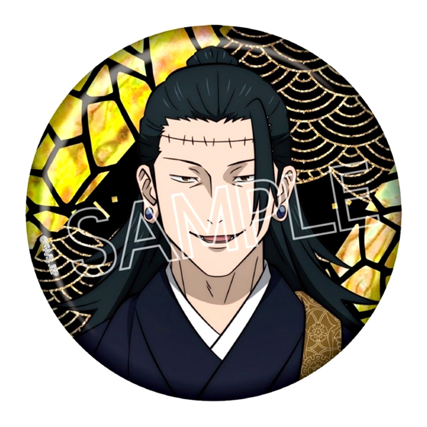 Jujutsu Kaisen 5th Anniversary Mother-of-Pearl Style Series Can Badge Vol.4 Kenjaku [NEW]
