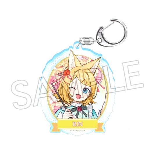 Hatsune Miku Night Parade of One Hundred Demons -Street Stroll- Acrylic Keychain Kagamine Rin [NEW]