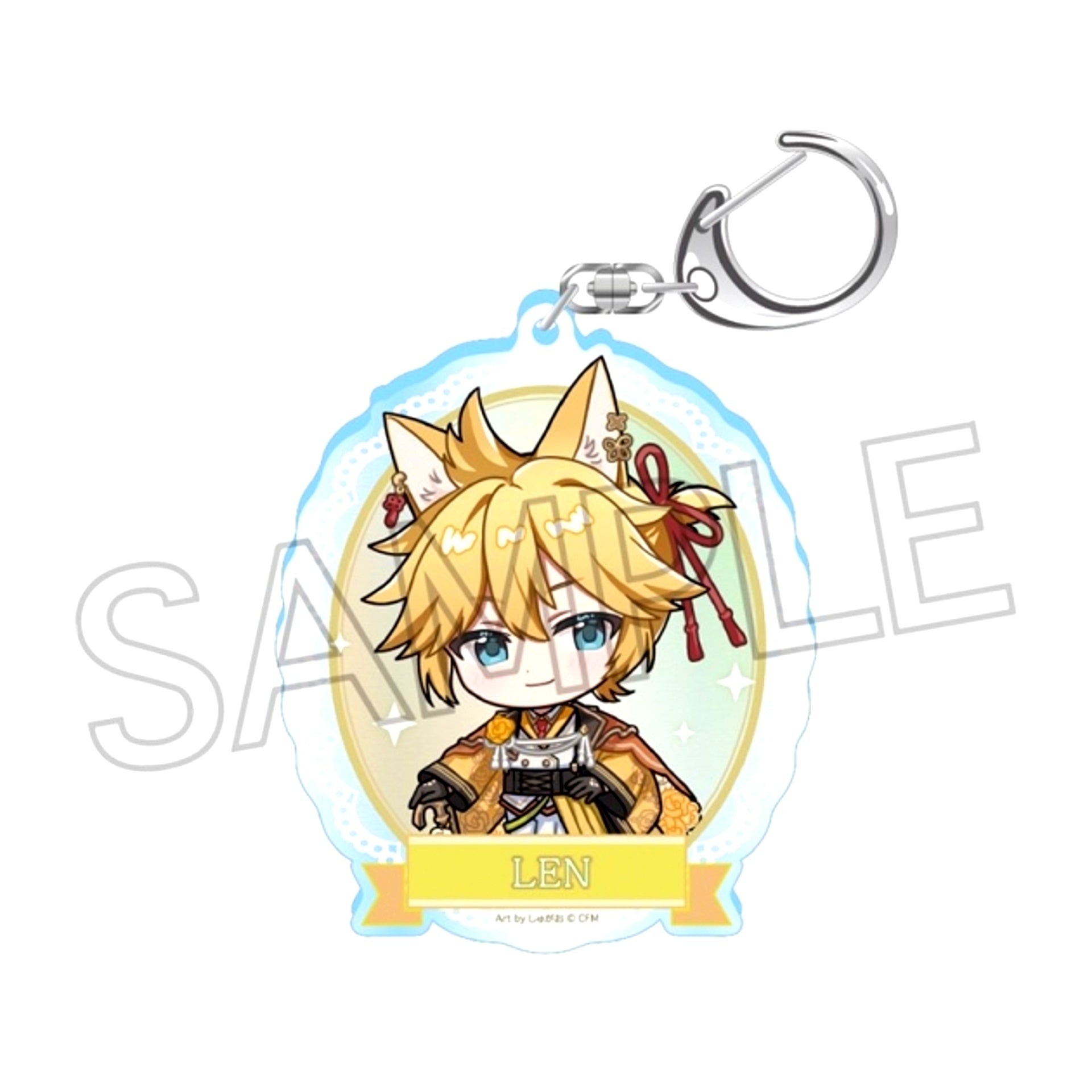 Hatsune Miku Night Parade of One Hundred Demons -Street Stroll- Acrylic Keychain Kagamine Len Deformed [NEW]