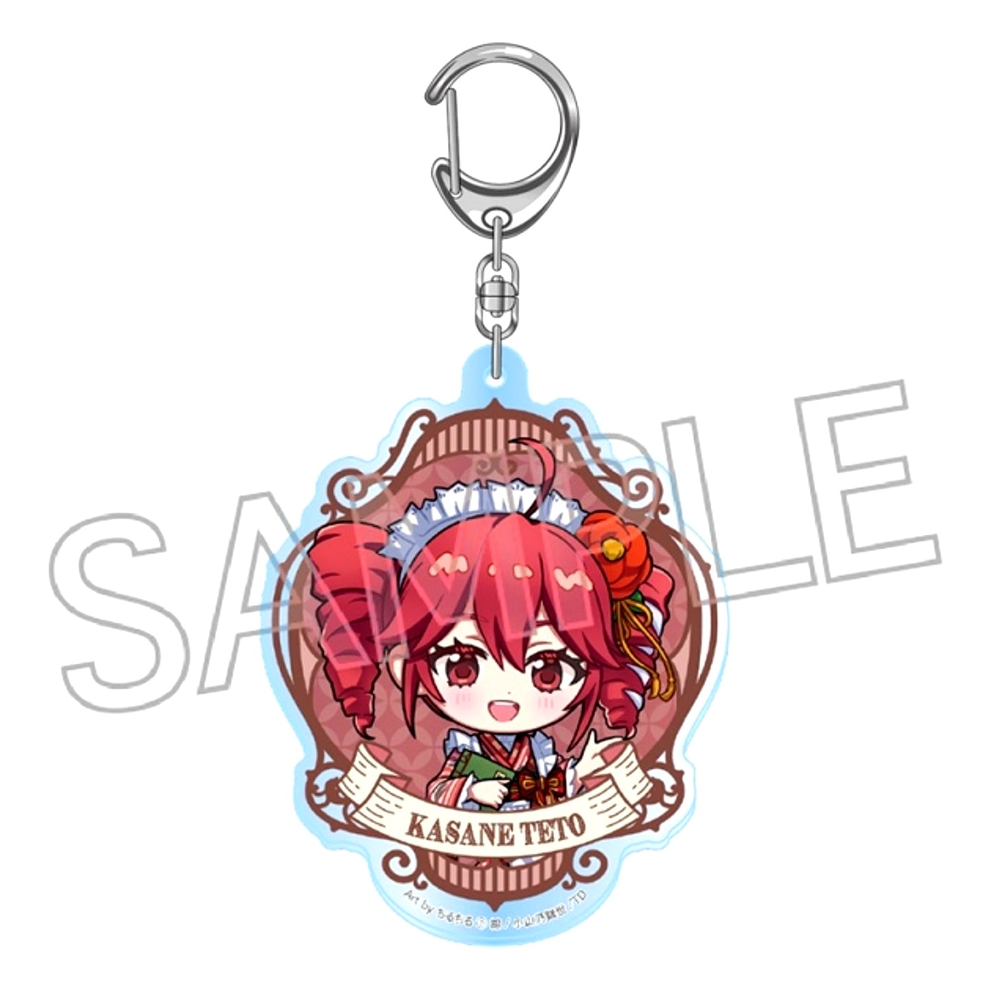 Kasane Teto Japanese-Style Modern Cafe Acrylic Keychain Deformed A [NEW]