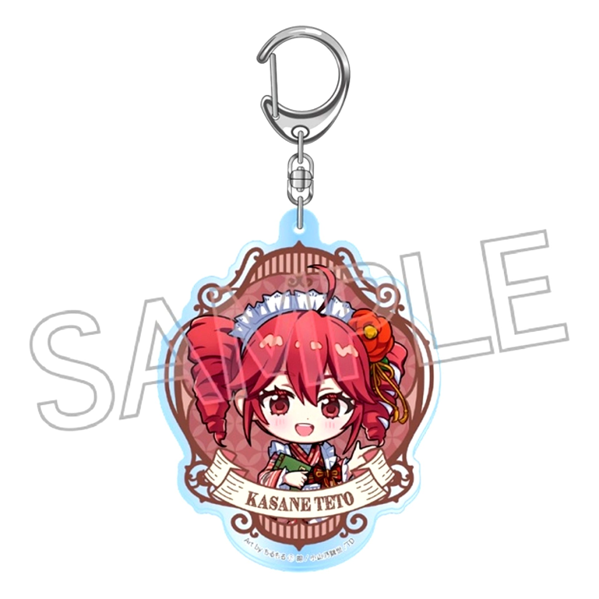 Kasane Teto Japanese-Style Modern Cafe Acrylic Keychain Deformed A [NEW]