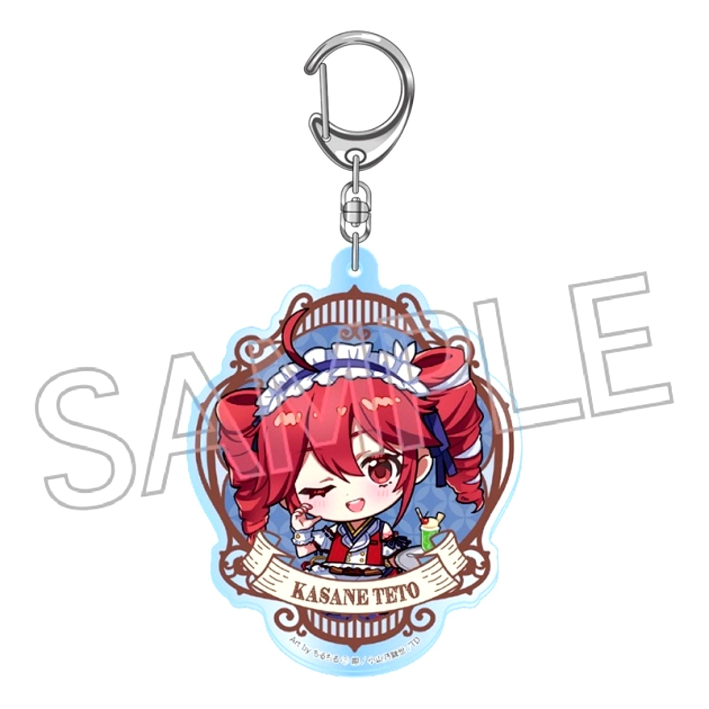 Kasane Teto Japanese-Style Modern Cafe Acrylic Keychain Deformed B [NEW]