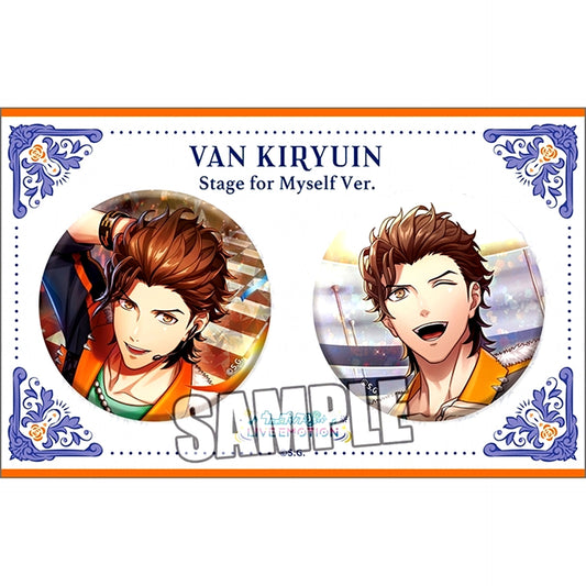 Uta no Prince-sama LIVE EMOTION Birthday Hologram Can Badge Set Stage for Myself Ver. (Van Kiryuin) (Animate Limited) [NEW]