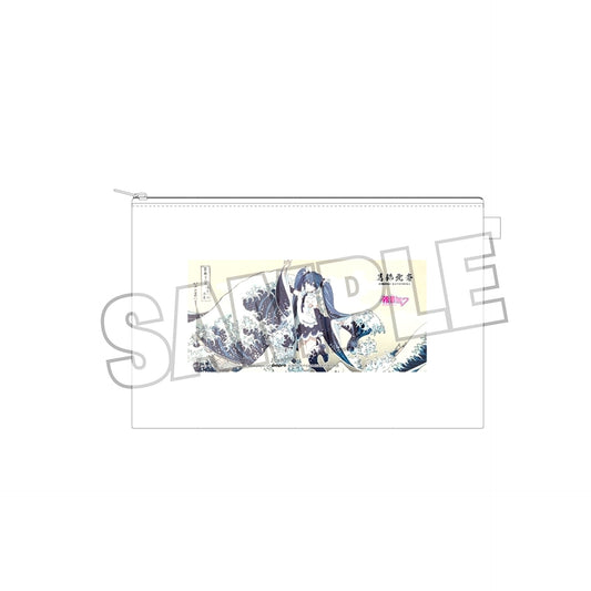 Katsushika Hokusai x Hatsune Miku Rella Pouch Hatsune Miku The Great Wave off Kanagawa [NEW]