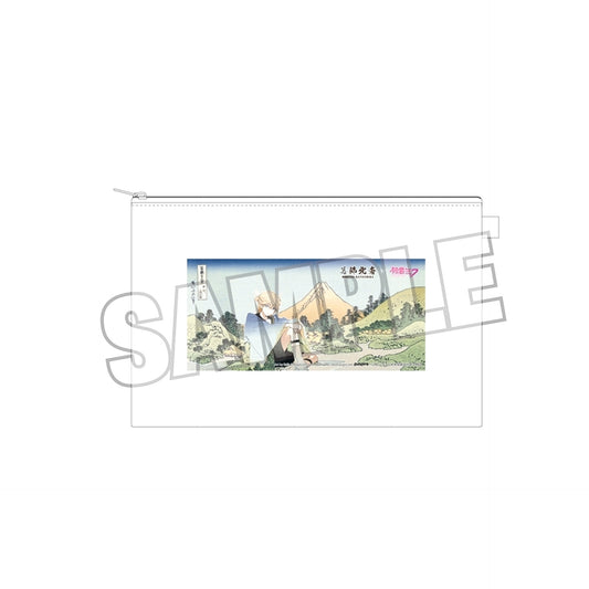 Katsushika Hokusai x Hatsune Miku Rella Pouch Kagamine Len Misaka Surface in Kai Province [NEW]