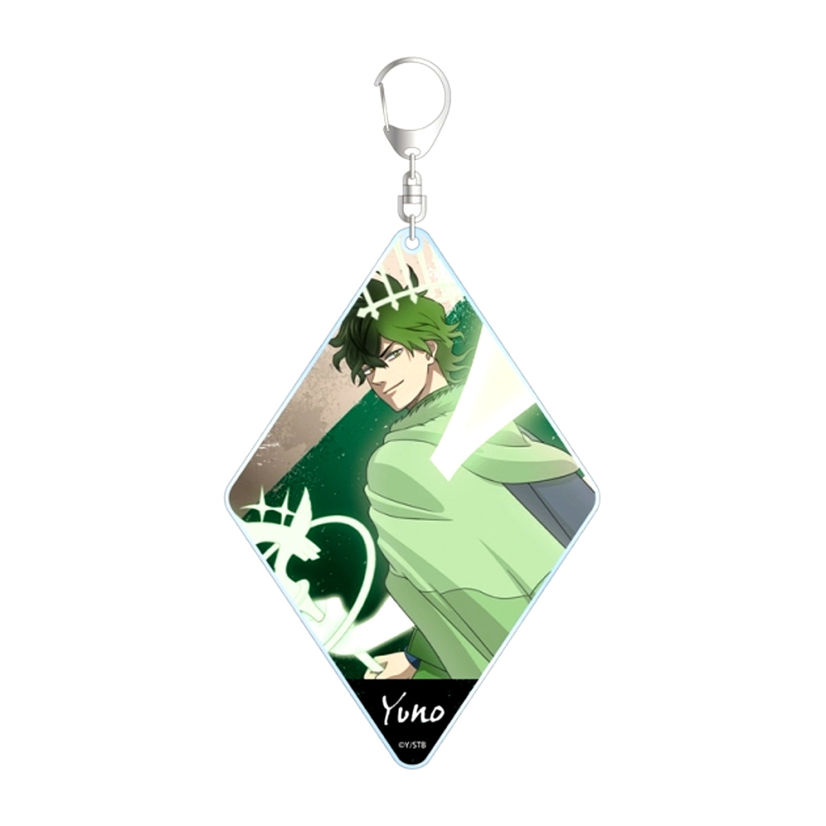 TV Anime Black Clover Newly Drawn Yuno Fighting Back ver. BIG Acrylic Keychain [NEW]