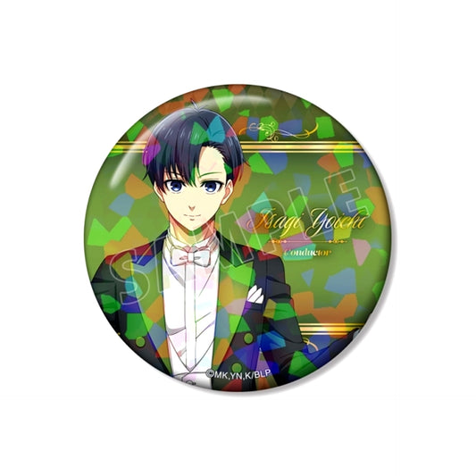 TV Anime Blue Lock Newly Drawn Yoichi Isagi Conductor ver. 75mm Hologram Can Badge [NEW]