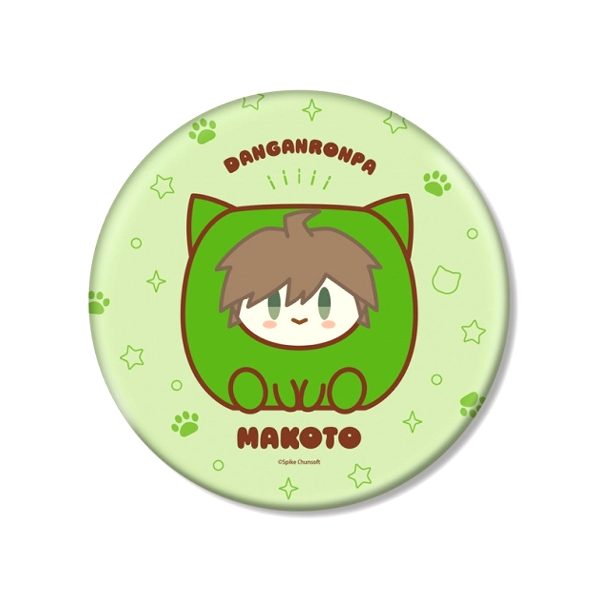 Danganronpa Series Makoto Naegi Kemo Cube BIG Can Badge [NEW]