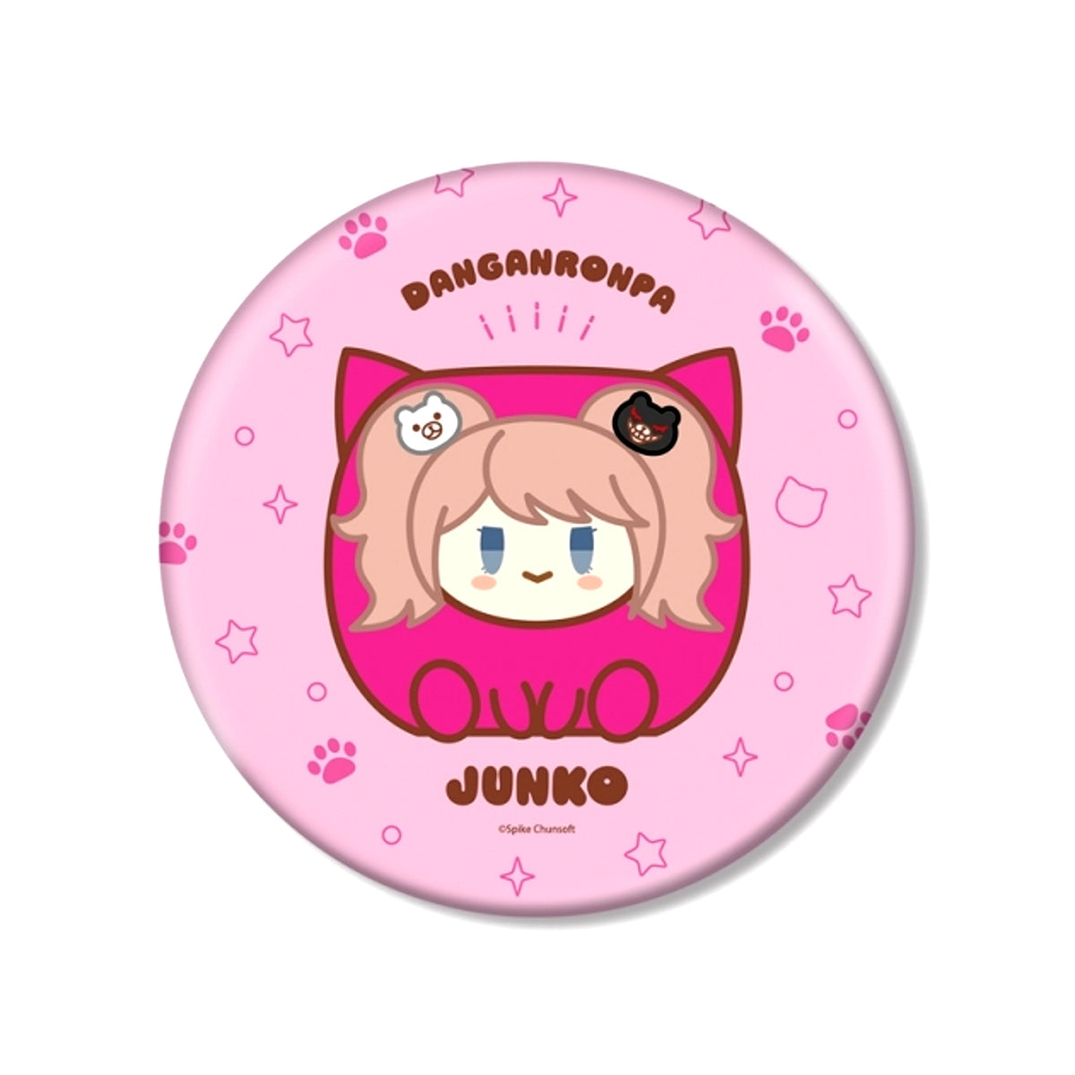 Danganronpa Series Junko Enoshima Kemo Cube BIG Can Badge [NEW]