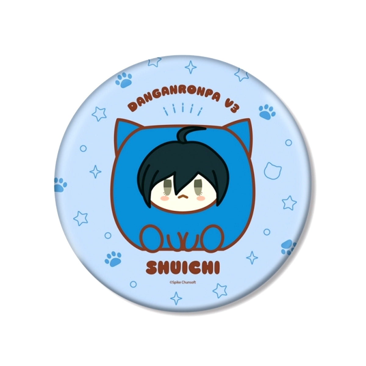 Danganronpa Series Shuichi Saihara Kemo Cube BIG Can Badge [NEW]