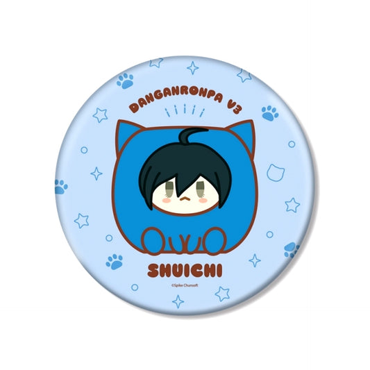 Danganronpa Series Shuichi Saihara Kemo Cube BIG Can Badge [NEW]
