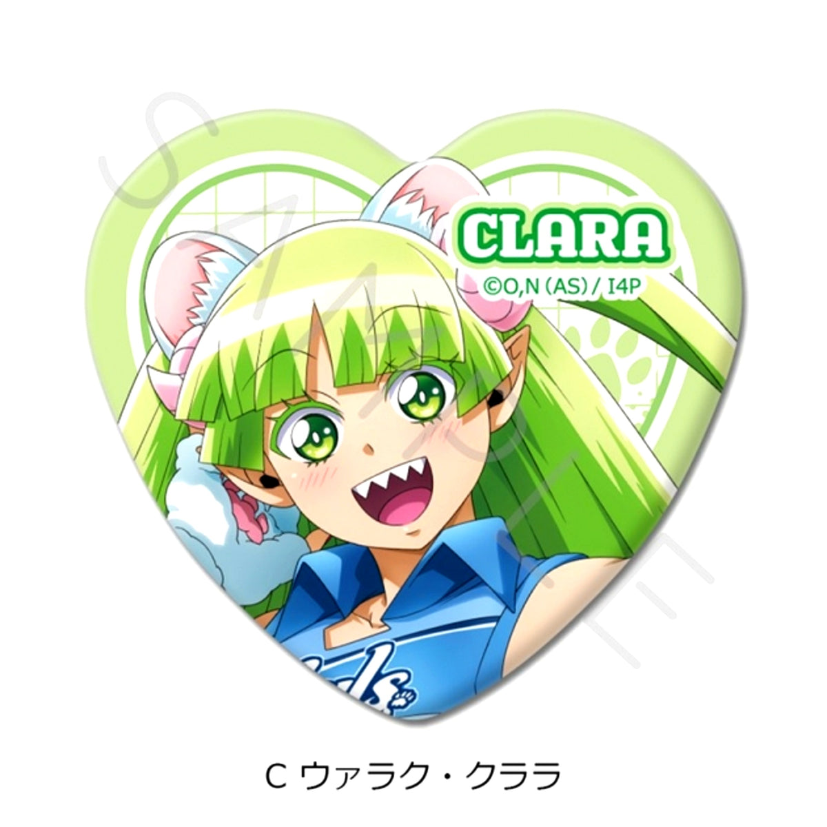 Anime Welcome to Demon School! Iruma-kun Vol.3 Heart-Shaped Can Badge C (Clara Valac) [NEW]