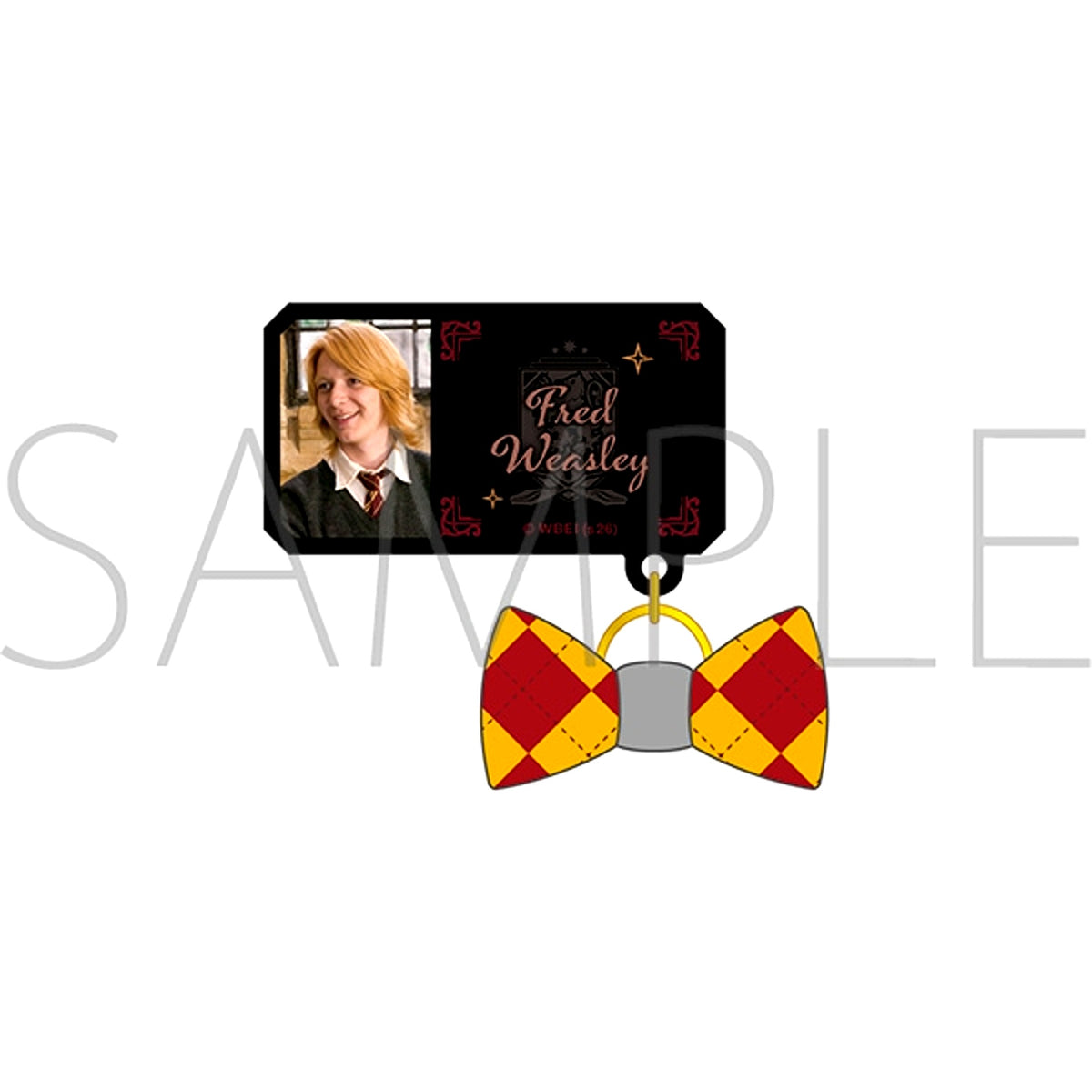 Harry Potter Name Badge with Charm (Fred Weasley) [NEW]