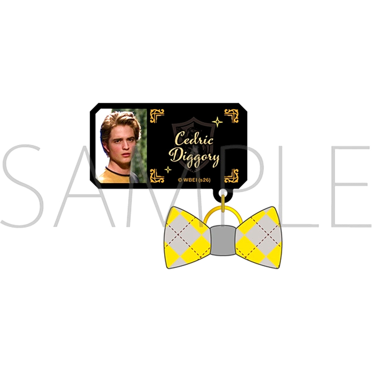 Harry Potter Name Badge with Charm (Cedric Diggory) [NEW]