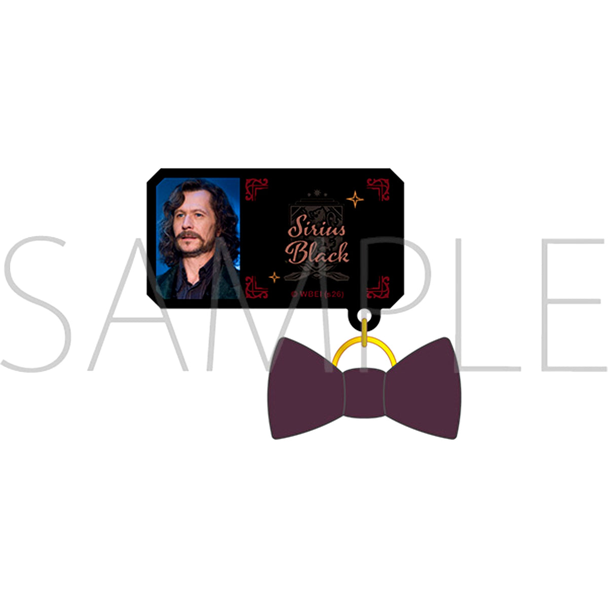 Harry Potter Name Badge with Charm (Sirius Black) [NEW]