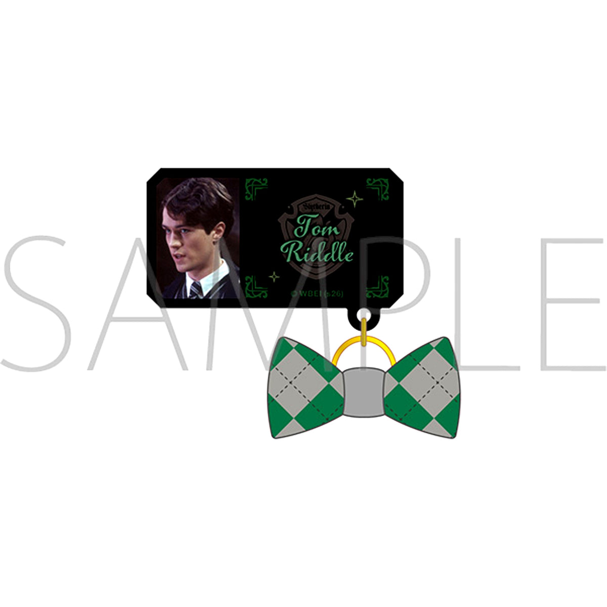 Harry Potter Name Badge with Charm (Tom Riddle) [NEW]