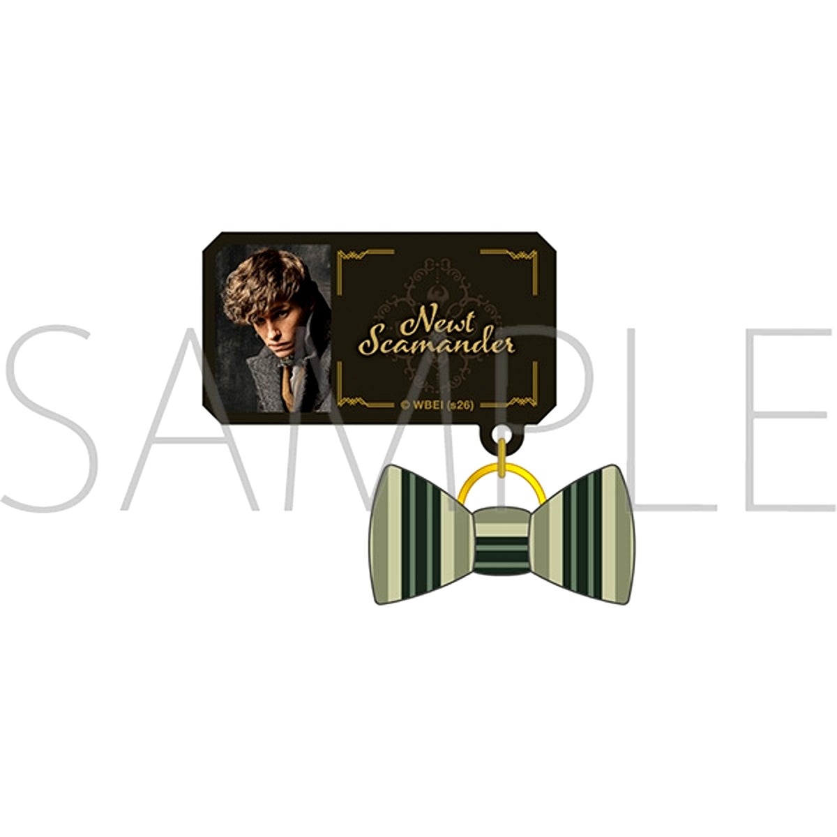 Fantastic Beasts Name Badge with Charm (Newt Scamander) [NEW]