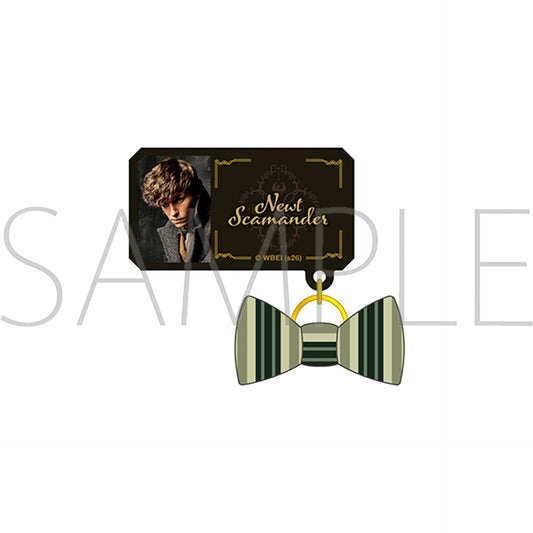 Fantastic Beasts Name Badge with Charm (Newt Scamander) [NEW]