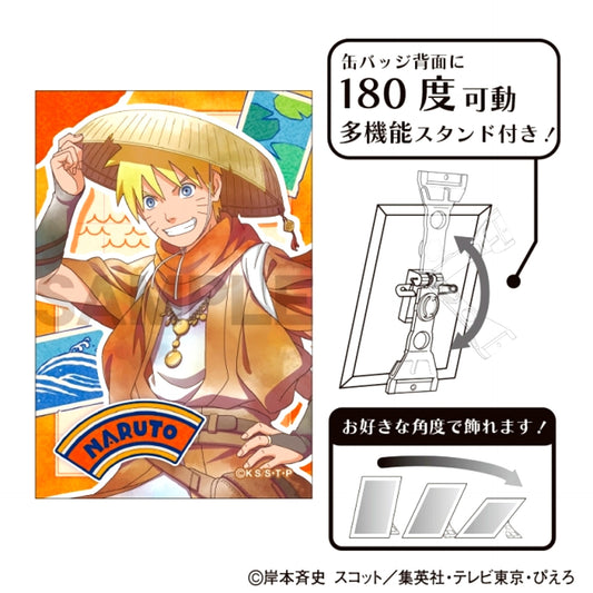 NARUTO Shippuden Art Can Badge Naruto Uzumaki Traveler Kura Palette [NEW]