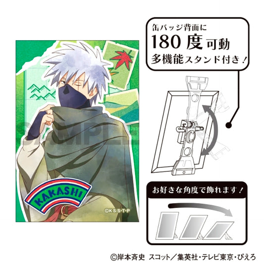 NARUTO Shippuden Art Can Badge Kakashi Hatake Traveler Kura Palette [NEW]