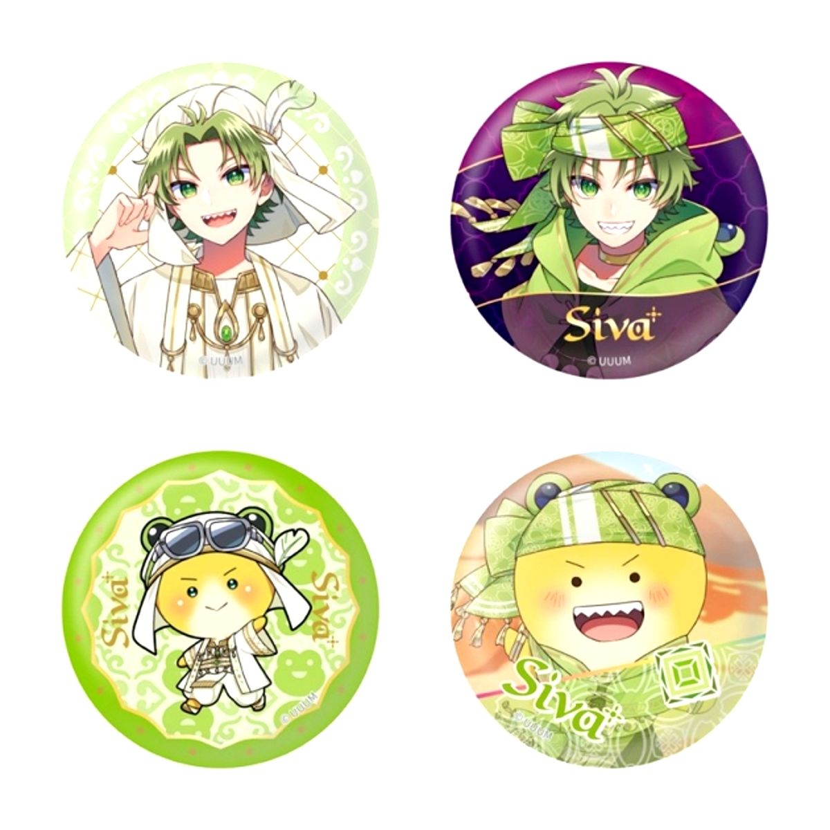 Colorful Peach Arabian Peach Night Random Button (Shiva Ver.) Goods - Badge [NEW]