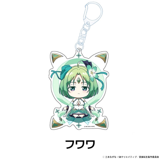 Noble Reincarnation Petanko Girl Acrylic Keychain Fuwawa [NEW]
