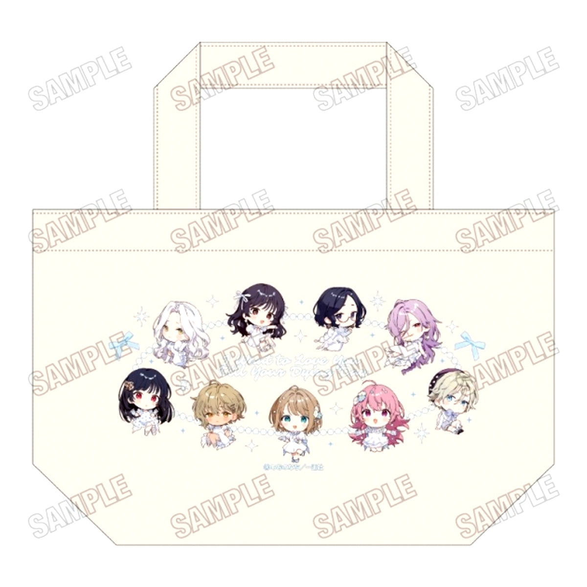 I Want to Love You Till Your Dying Day Newly Drawn Mini Character Lunch Tote Bag (8th Anniversary ver.) [NEW]