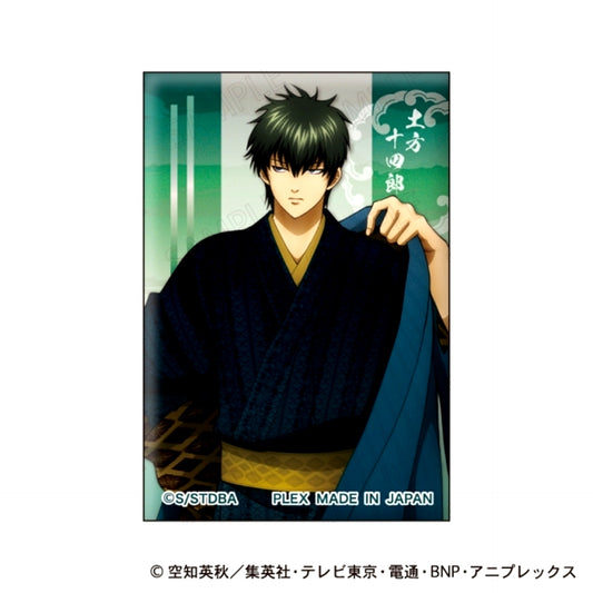 Gintama Square Can Badge Japanese Attire x Haori Ver. B: Toshiro Hijikata [NEW]