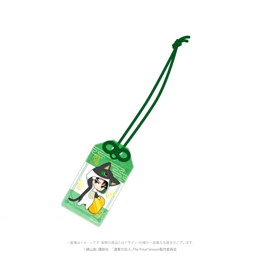 Attack on Titan < Lucky Cat > Amulet Style Foil Stamped Acrylic Charms (Levi) Goods - Charm [NEW]