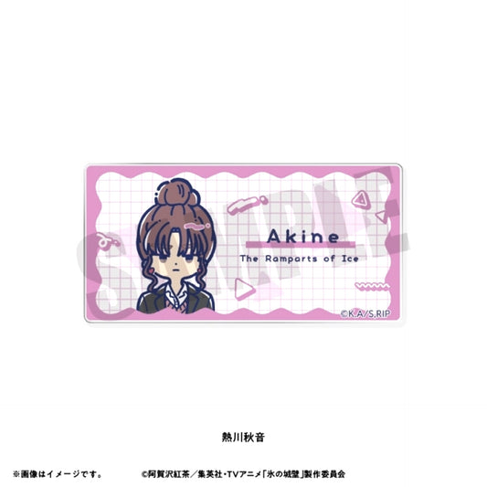 TV Anime The Ramparts of Ice Retopop Acrylic Badge (All 8 Types) Akine Atagawa [NEW]