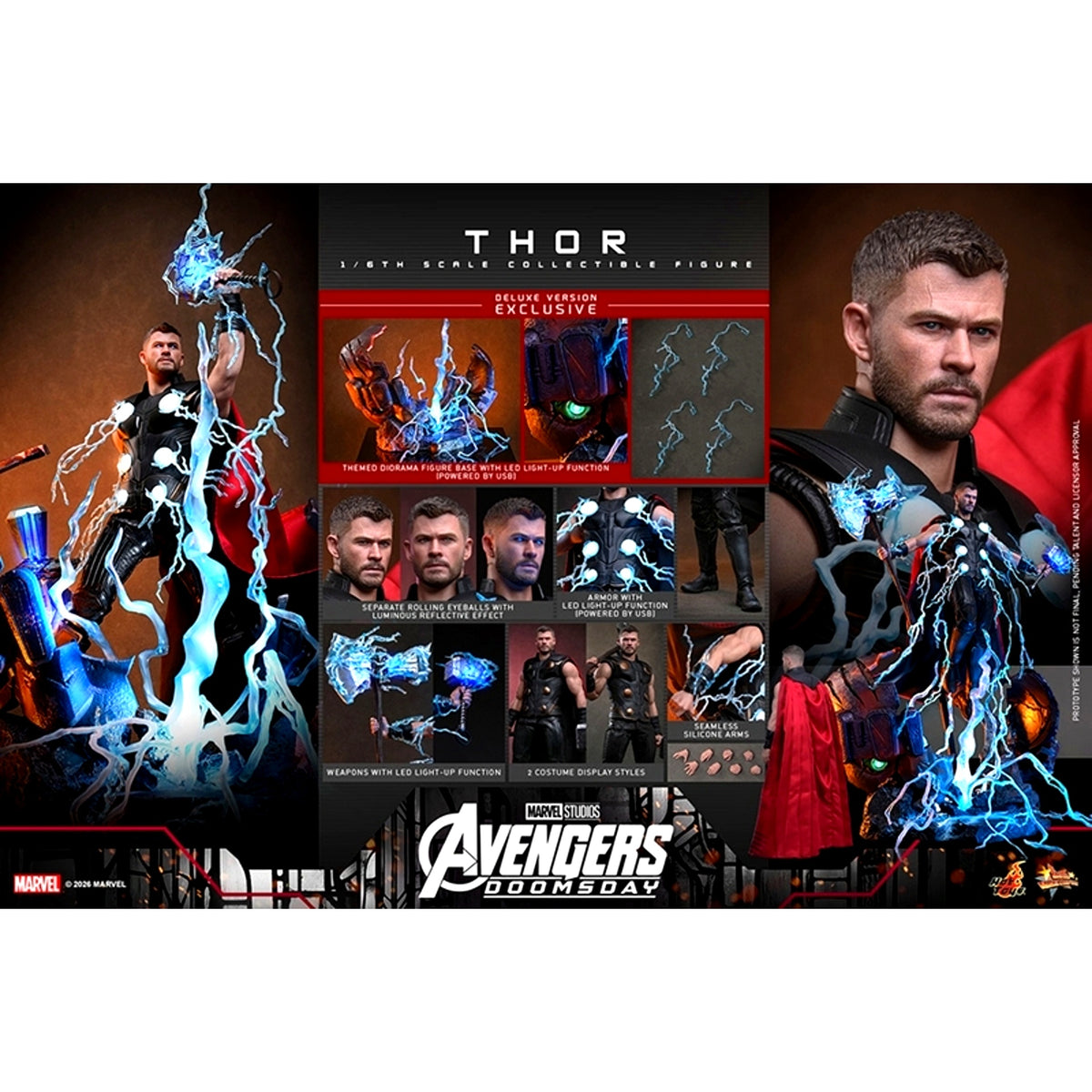 Movie Masterpiece Avengers: Doomsday Thor (Deluxe Version) 1/6 [NEW]