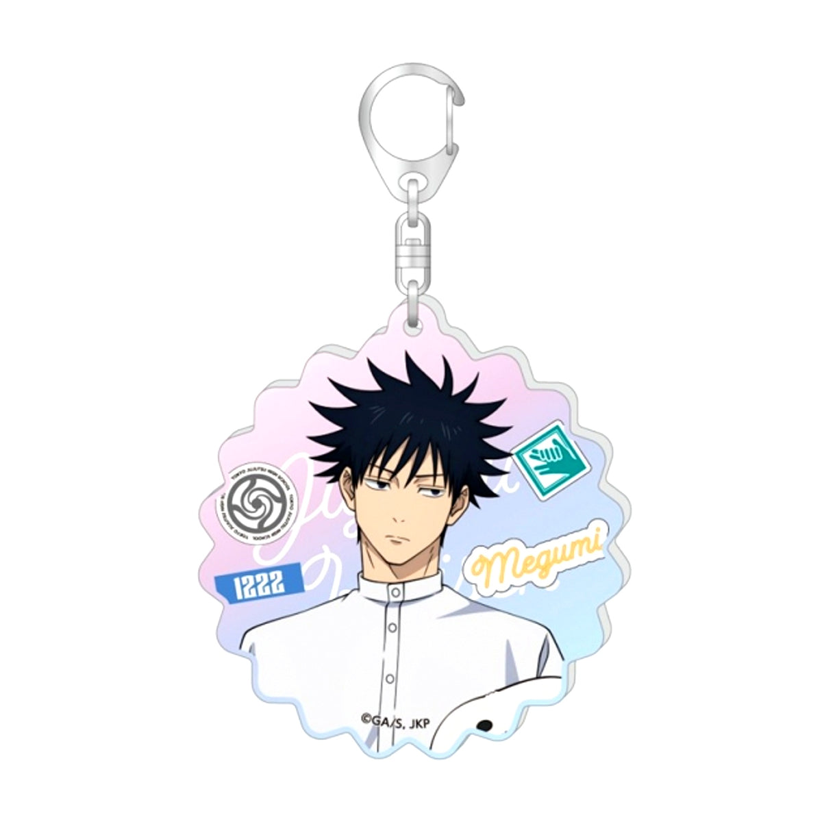 Anime Jujutsu Kaisen 5th Anniversary Newly Drawn Aurora Acrylic Keychain GiGO Collaboration 2026 ver. / Megumi Fushiguro [NEW]