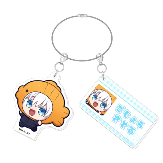 Anime Jujutsu Kaisen 5th Anniversary Double Acrylic Keychain GiGO Collaboration 2026 ver. / Satoru Gojo [NEW]