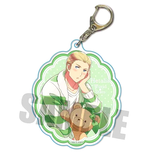 Hetalia World Stars Choideka Acrylic Keychain Germany Pajamas ver. Goods - Keychain animate Limited Resale [NEW]