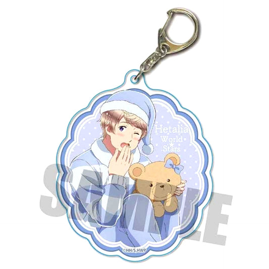 Hetalia World Stars Choideka Acrylic Keychain Russia Pajamas ver. Goods - Keychain animate Limited Resale [NEW]