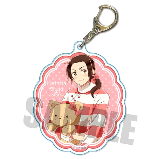 Hetalia World Stars Choideka Acrylic Keychain China Pajamas ver. Goods - Keychain animate Limited Resale [NEW]