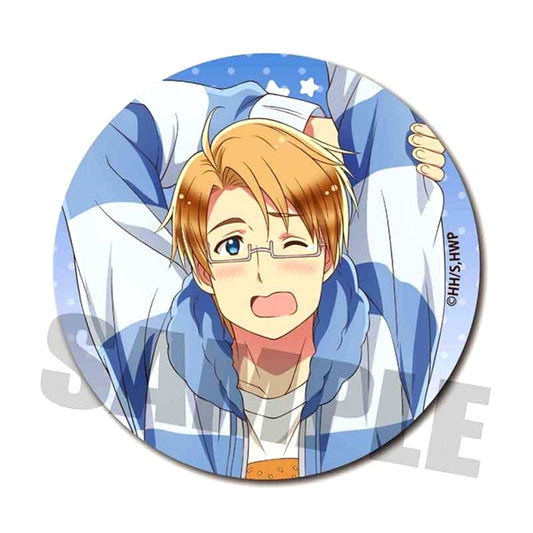 Hetalia World Stars Button America Pajamas ver. Goods - Badge animate Limited Resale [NEW]