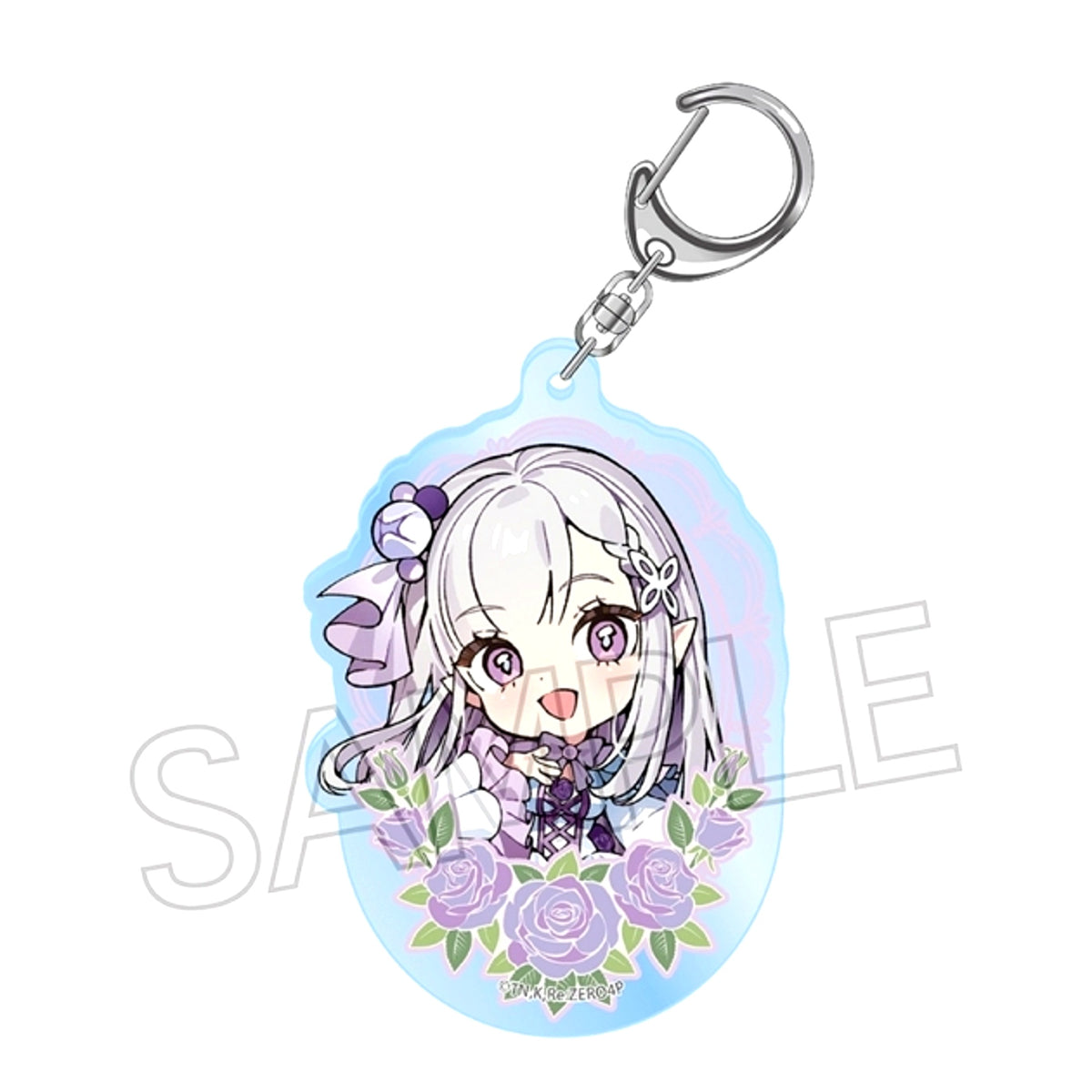 Re:ZERO -Starting Life in Another World- -Royal Rose- Acrylic Keychain Emilia [NEW]