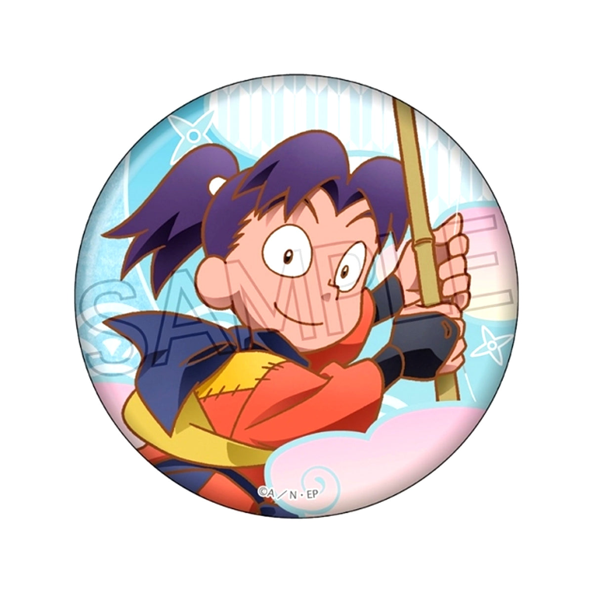 Nintama Rantaro Can Badge -Mountain Stream Journey- Kirimaru Settsu [NEW]