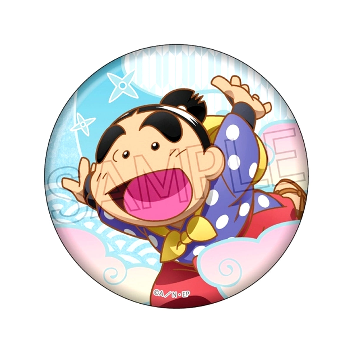 Nintama Rantaro Can Badge -Mountain Stream Journey- Shinbei Fukutomi [NEW]