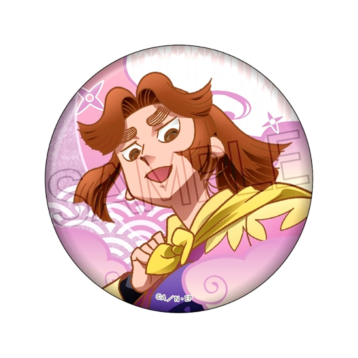 Nintama Rantaro Can Badge -Mountain Stream Journey- Takiyashamaru Taira [NEW]