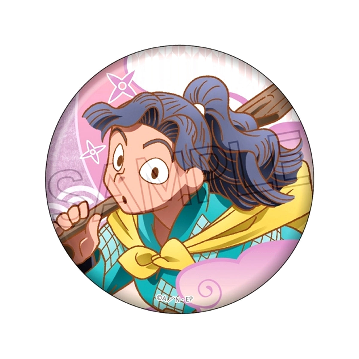 Nintama Rantaro Can Badge -Mountain Stream Journey- Kihachiro Ayabe [NEW]