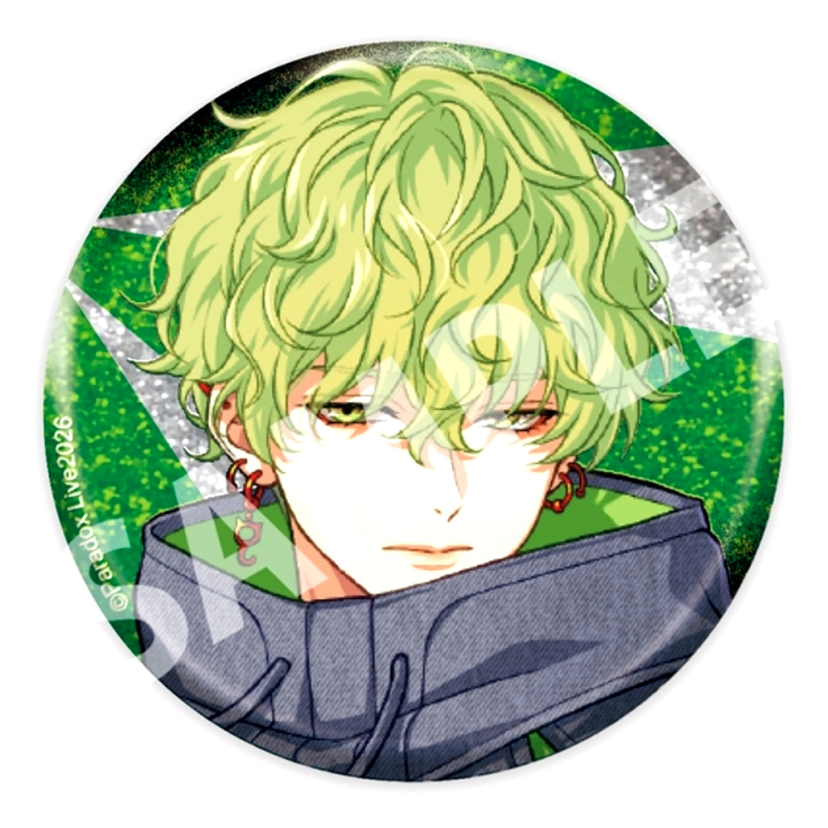 Paradox Live -LIVE FOR the TRUTH- BIG Can Badge Hokusai Masaki [NEW]