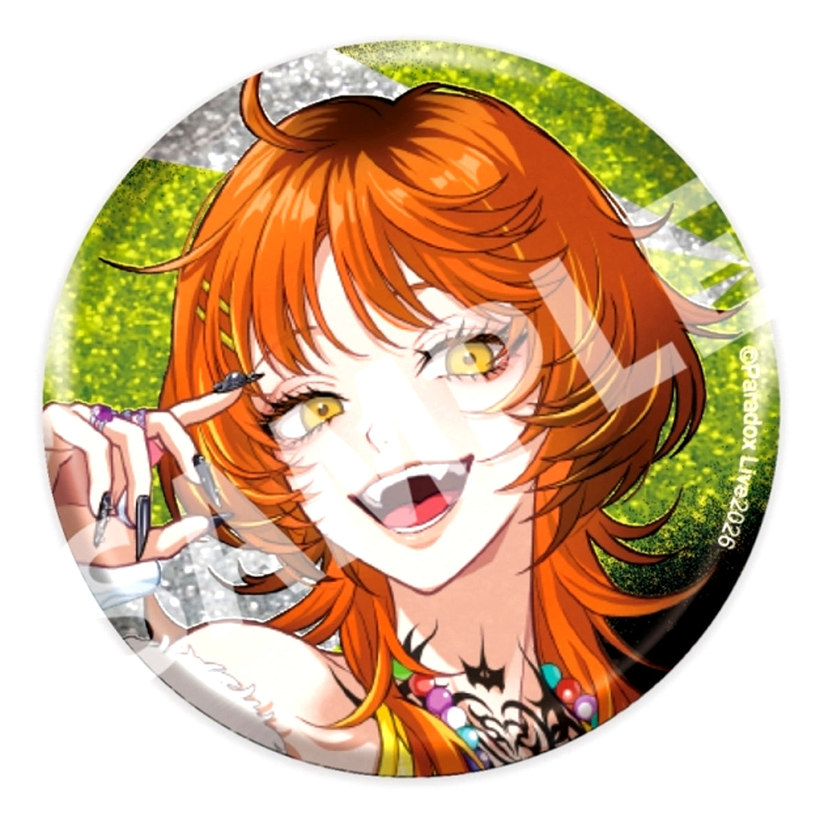 Paradox Live -LIVE FOR the TRUTH- BIG Can Badge Meno Azumi [NEW]